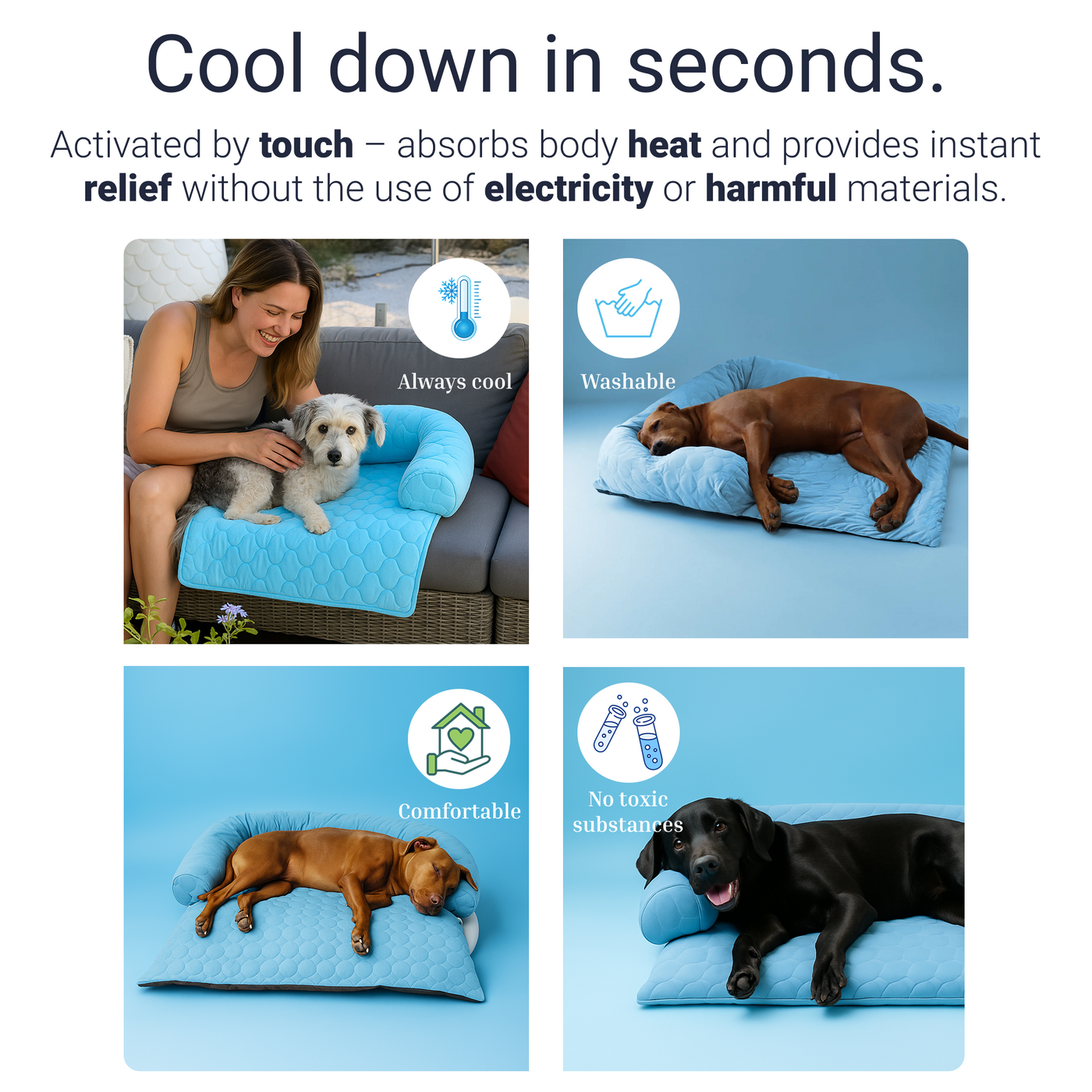 CalmPaws Cooling Bed