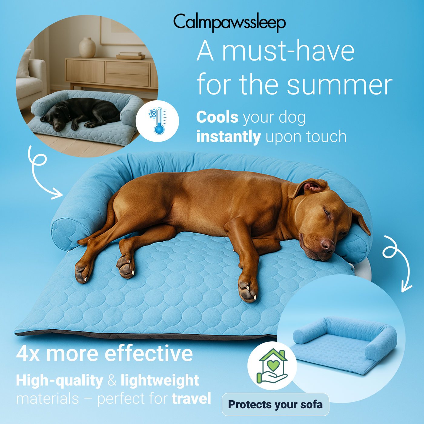 CalmPaws Cooling Bed